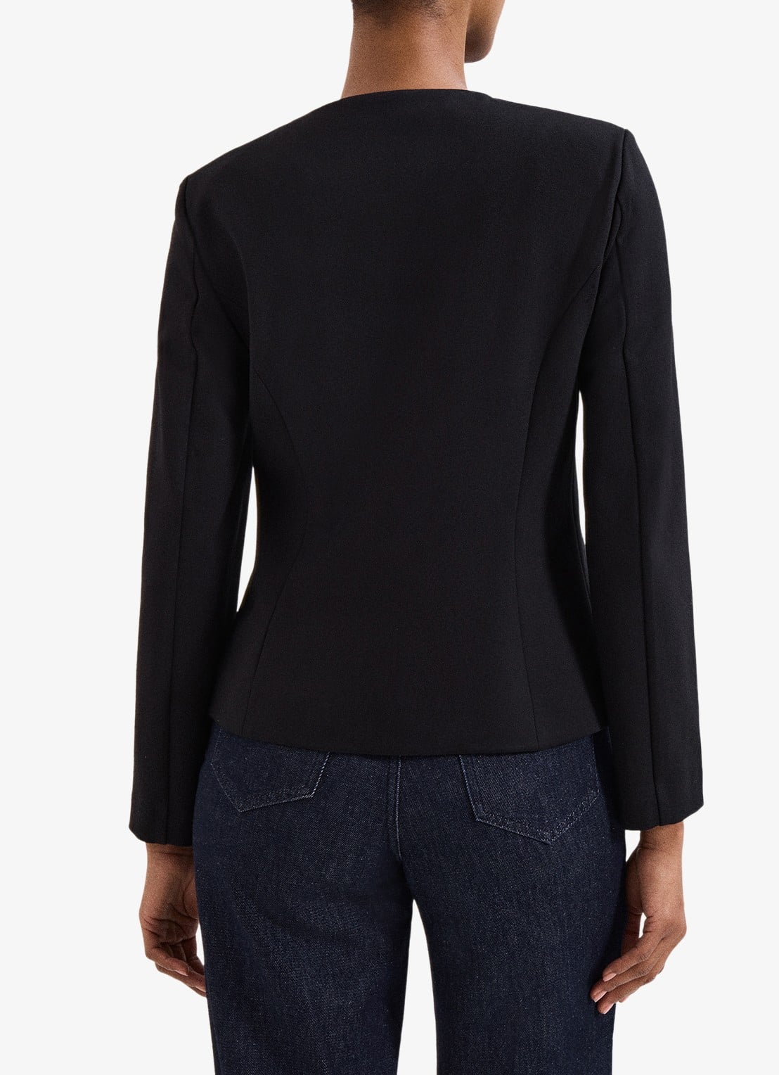 Phase Eight Danni blazer met schoudervulling - achterkant zwart