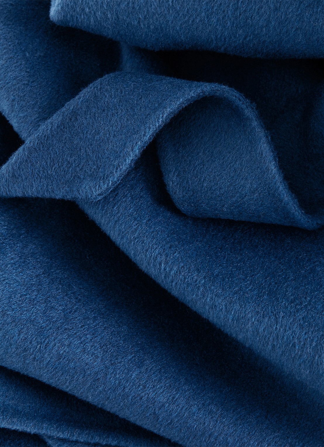 Phase Eight Darcy mantel in wolblend met steekzakken en strikceintuur - detail 4 petrol