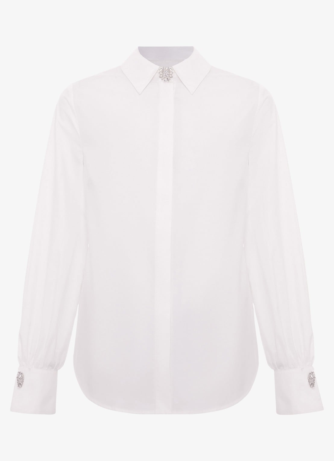 Phase Eight Dorothy blouse met strass - voorkant 6 wit