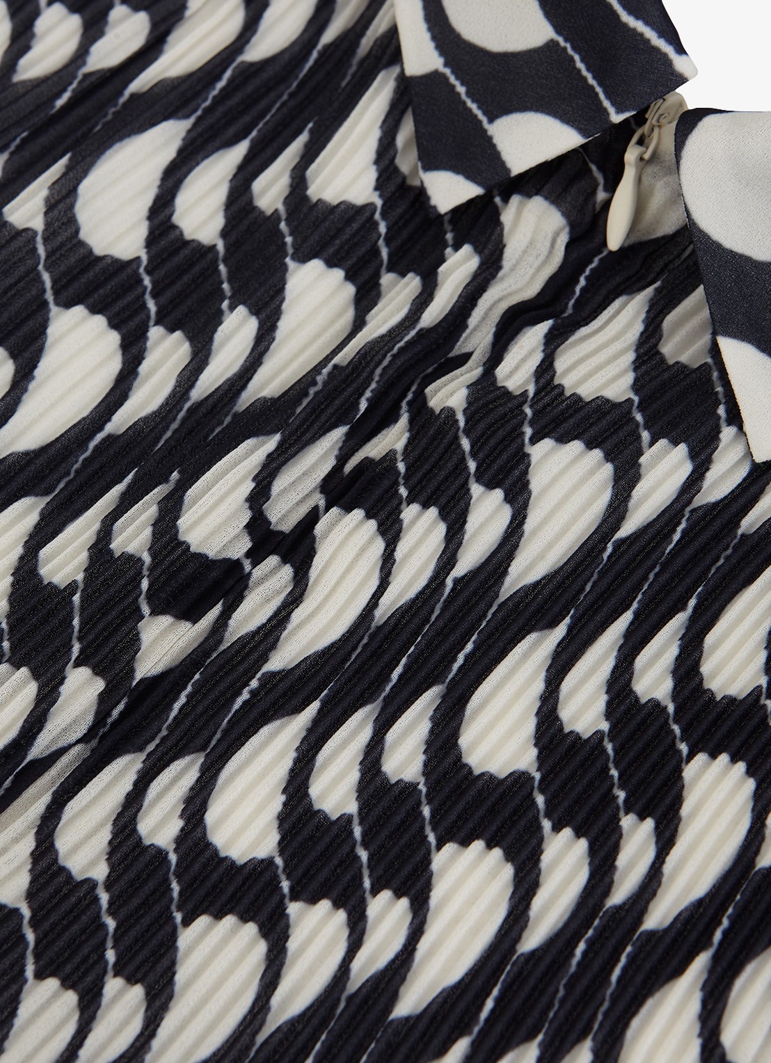 Phase Eight Eleanor mini tuniekjurk met grafische print - detail 5 donkerblauw