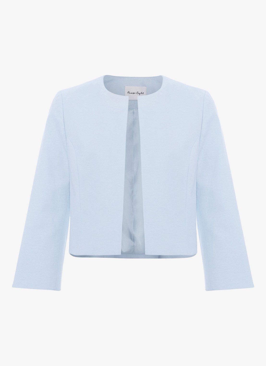 Phase Eight Elizabeth Jack met ronde hals - voorkant 7 lichtblauw