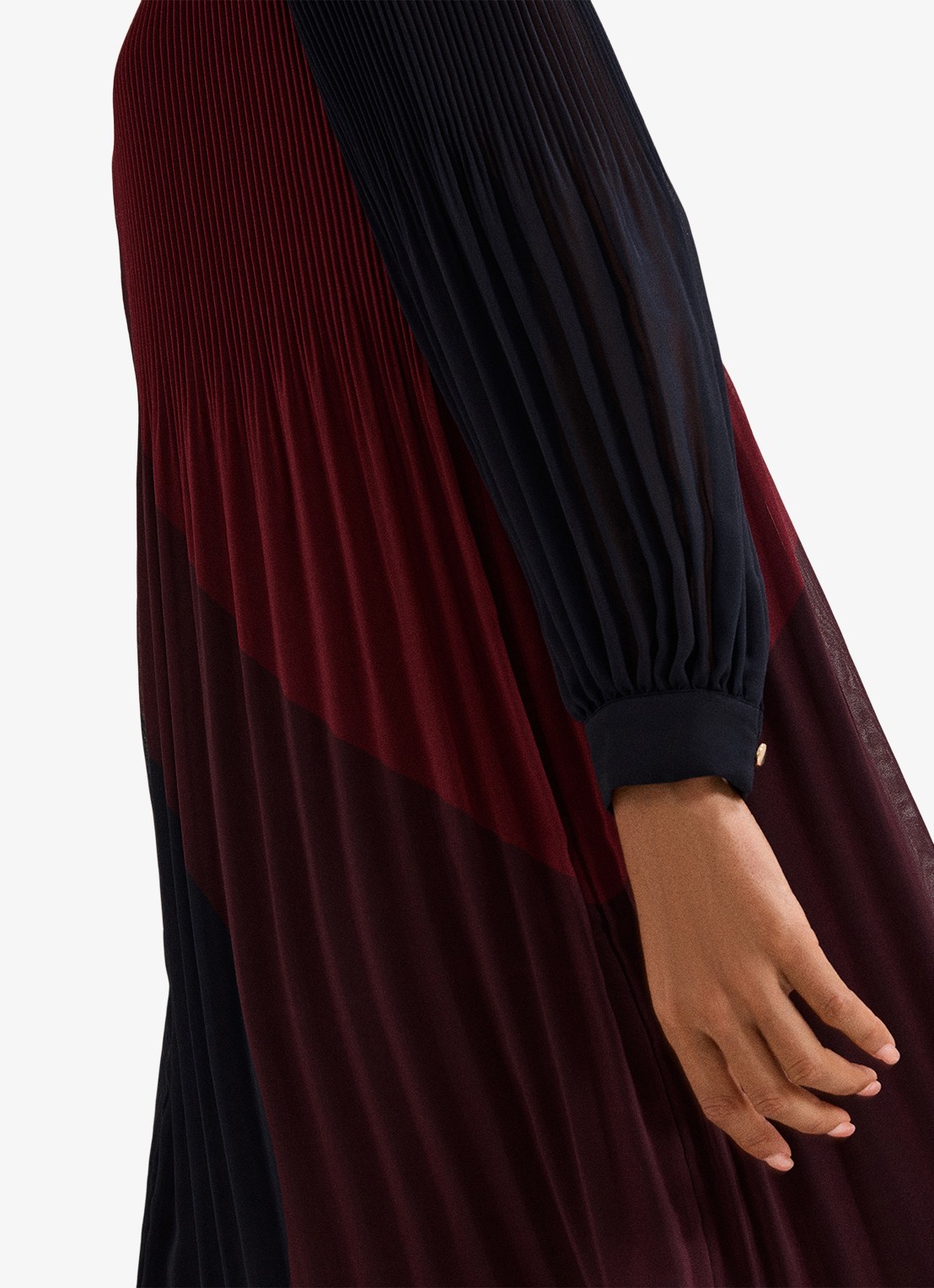 Phase Eight Ella mini jurk met colour blocking - detail 7 rood