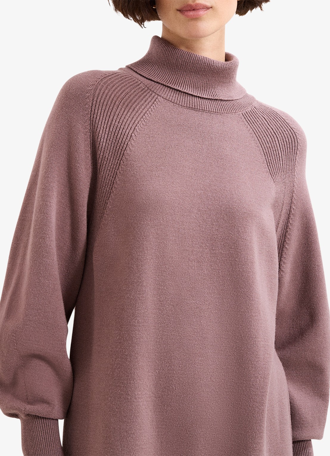 Phase Eight Ellie mini jurk met ballonmouw - detail 5 taupe