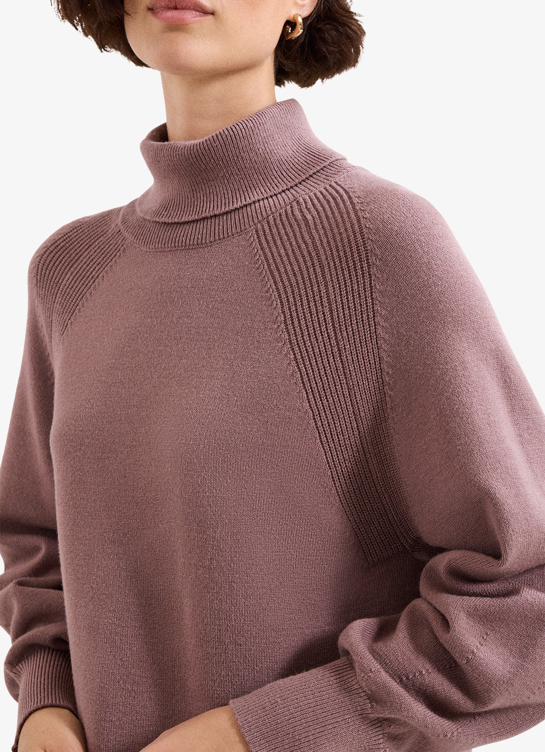 Phase Eight Ellie mini jurk met ballonmouw - detail 6 taupe