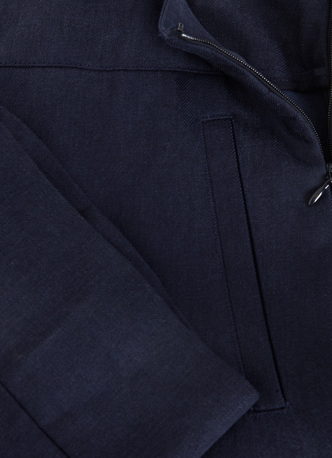Phase Eight Ellwood high waist straight fit pantalon  - detail 4 donkerblauw