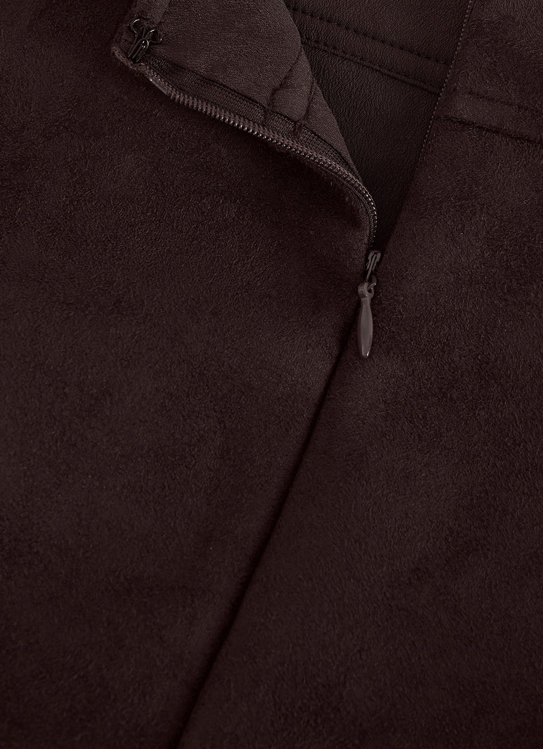Phase Eight Elodie midi rok met split - detail 5 bruin