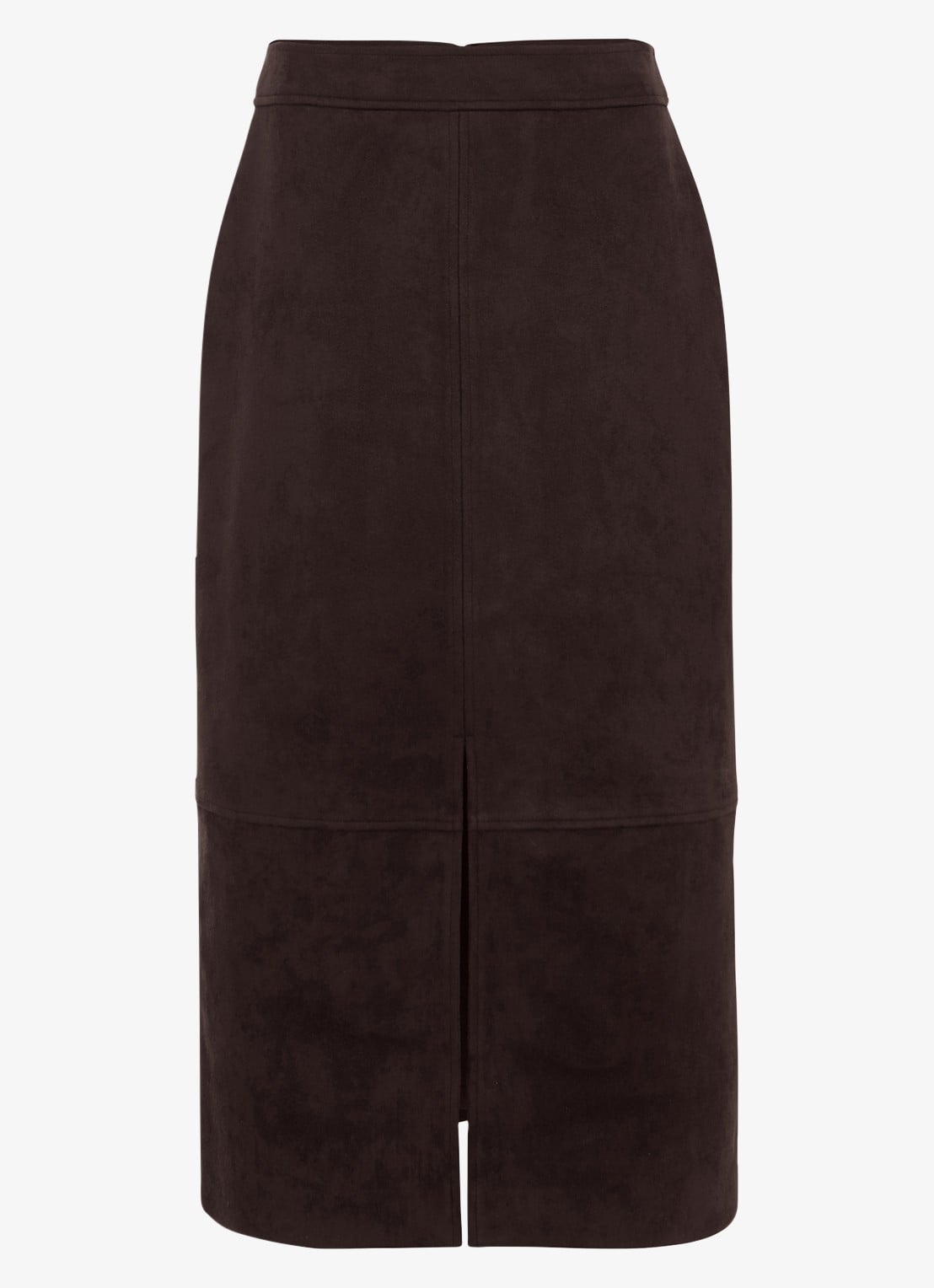 Phase Eight Elodie midi rok met split - voorkant 6 bruin