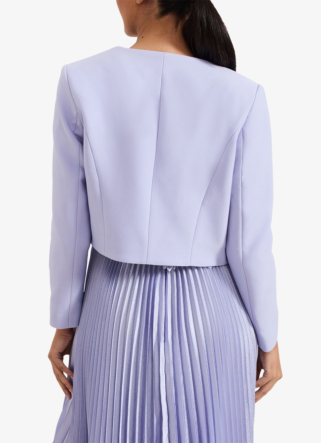 Phase Eight Emma bolero met klepzakken - achterkant 7 lila