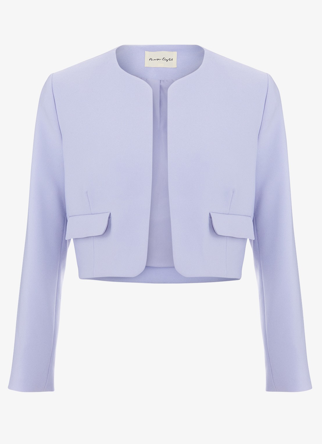 Phase Eight Emma bolero met structuur - voorkant 2 lichtblauw
