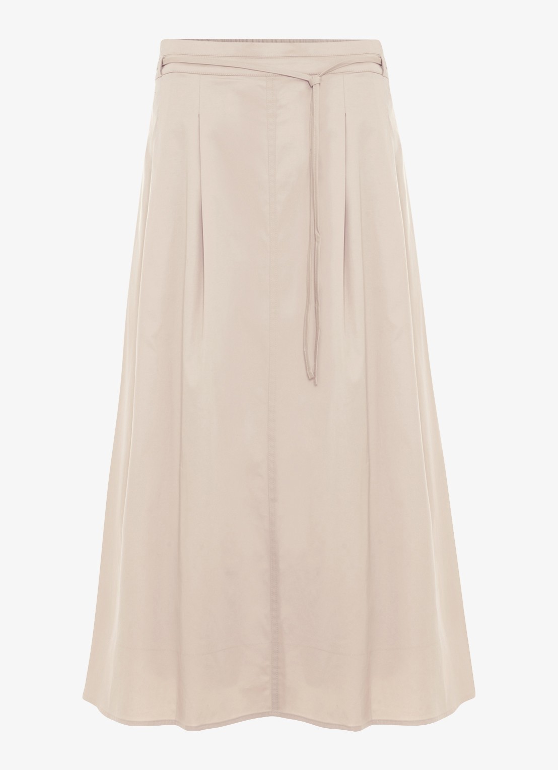 Phase Eight Erin midi rok met steekzakken - voorkant creme