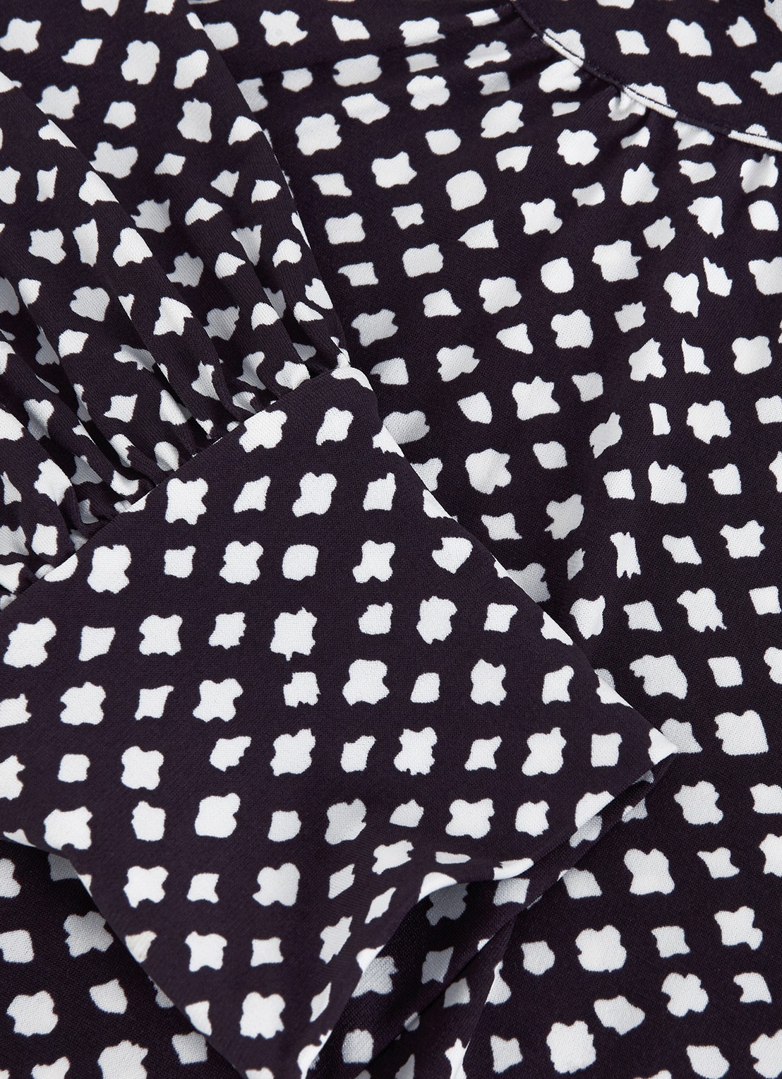 Phase Eight Esme blouse met stippenprint - detail 8 paars