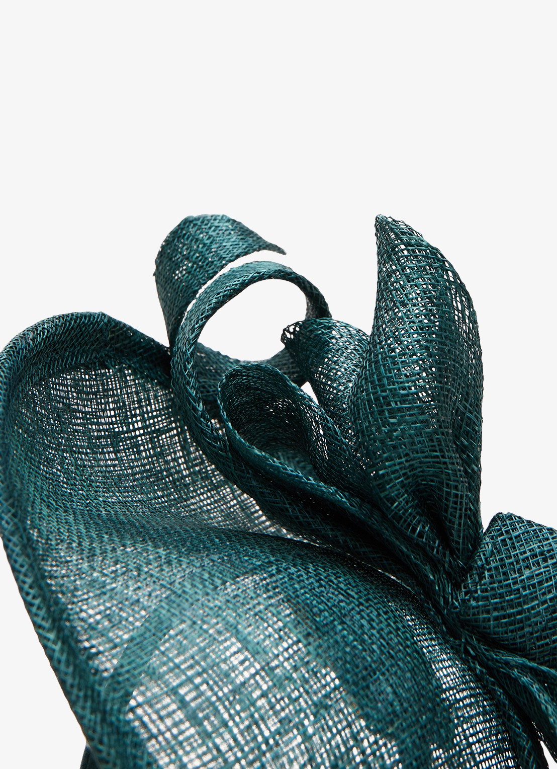 Phase Eight Fascinator haarband met applicatie - detail turquoise