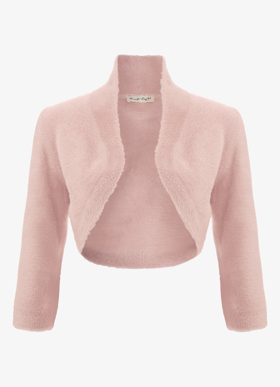 Phase Eight Fay fijngebreide bolero - voorkant oudroze