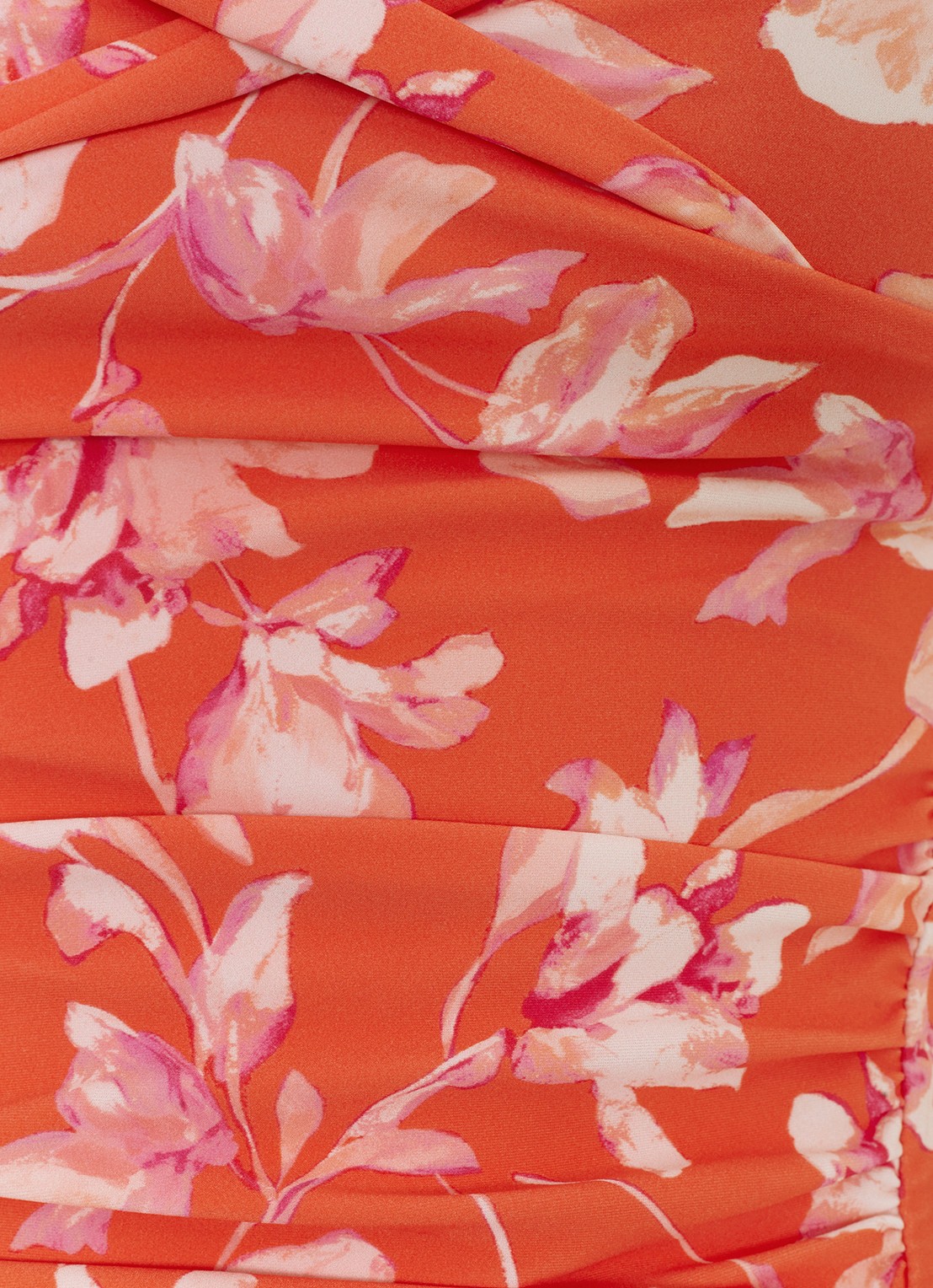 Phase Eight  Floral tankini met print - detail 7 oranje