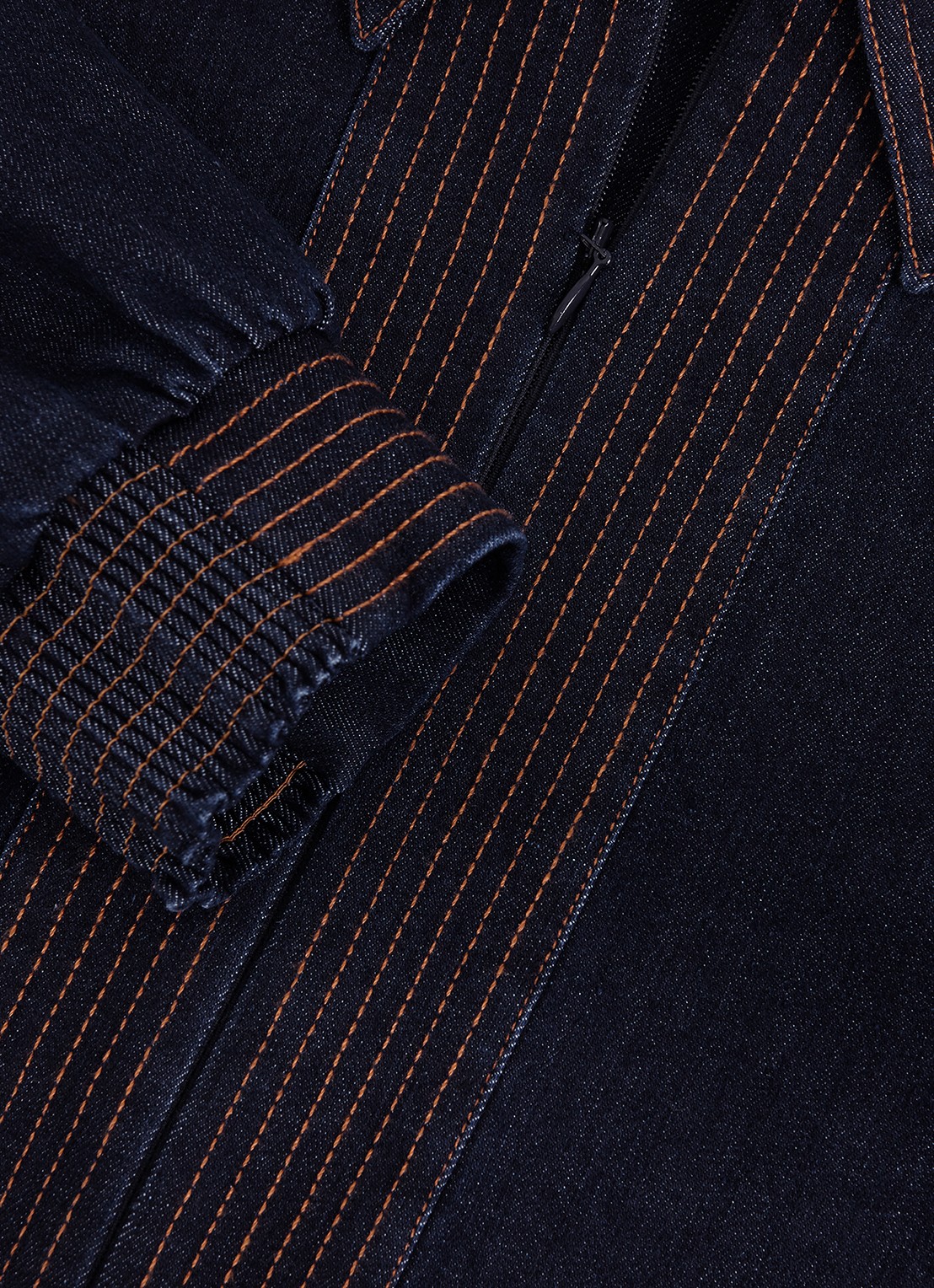Phase Eight Gabi mini tuniekjurk van denim - detail 4 indigo