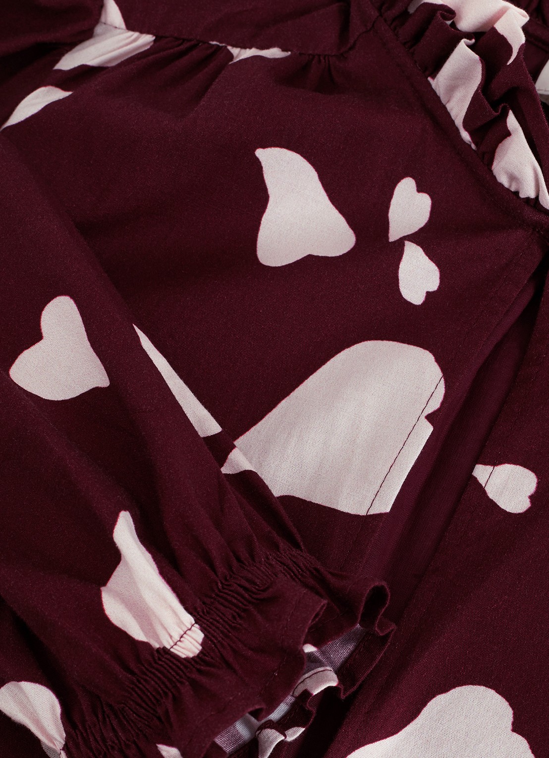 Phase Eight Gaia Heart mini tuniekjurk met print - detail 5 rood