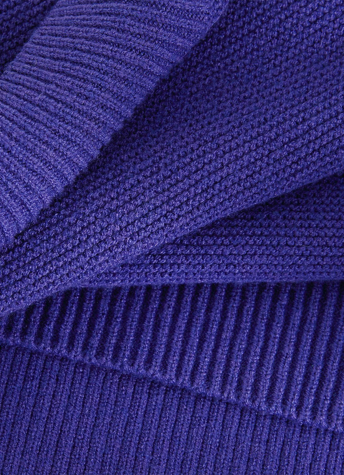 Phase Eight Grace fijngebreide top met zijsplit - detail 6 paars