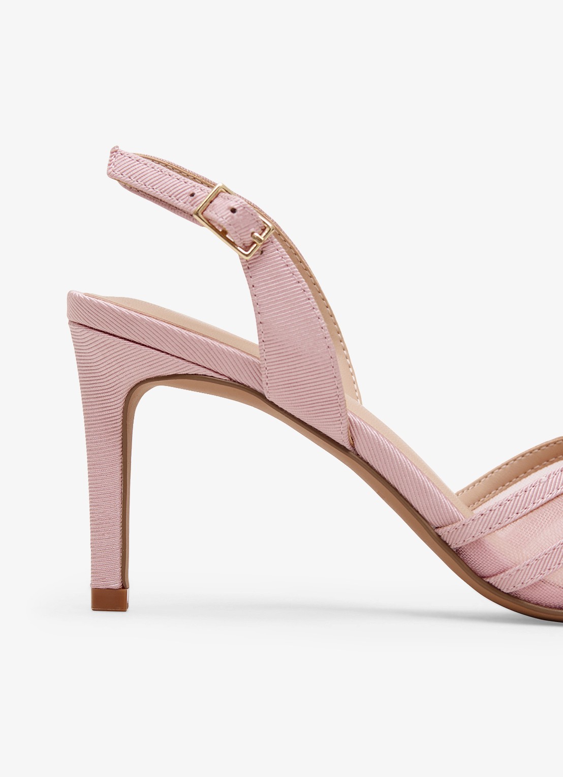 Phase Eight Grosgrain slingback met strikdetail - detail 4 oudroze