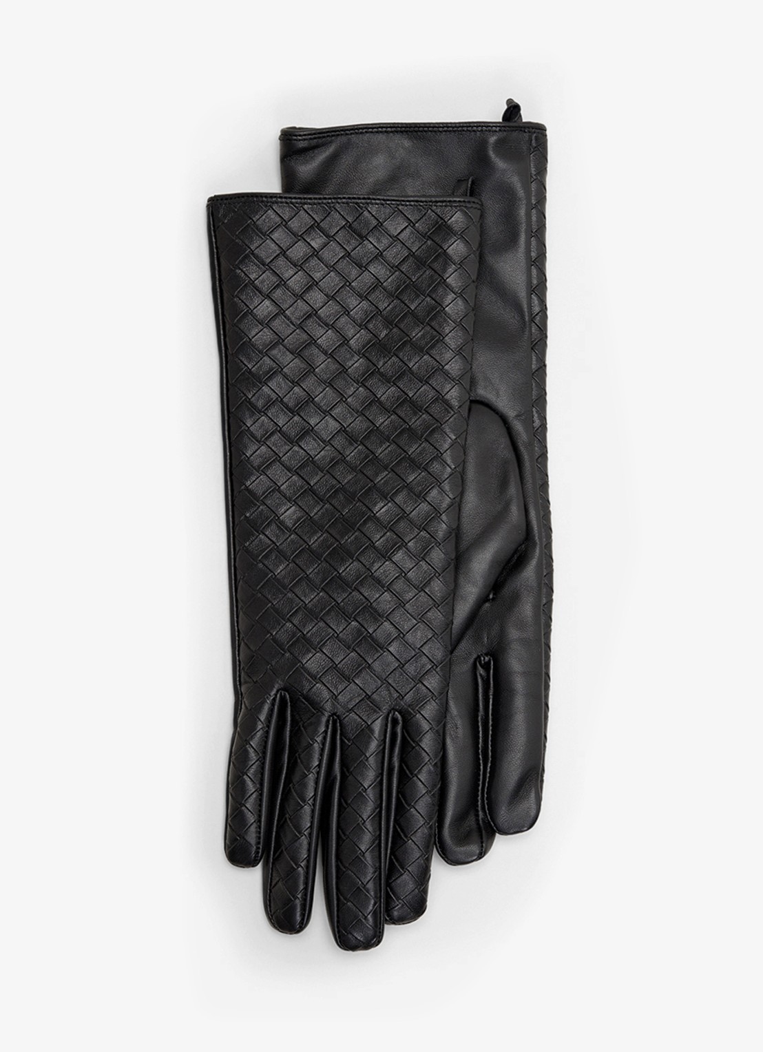 Phase Eight Handschoenen van leer - voorkant 3 zwart