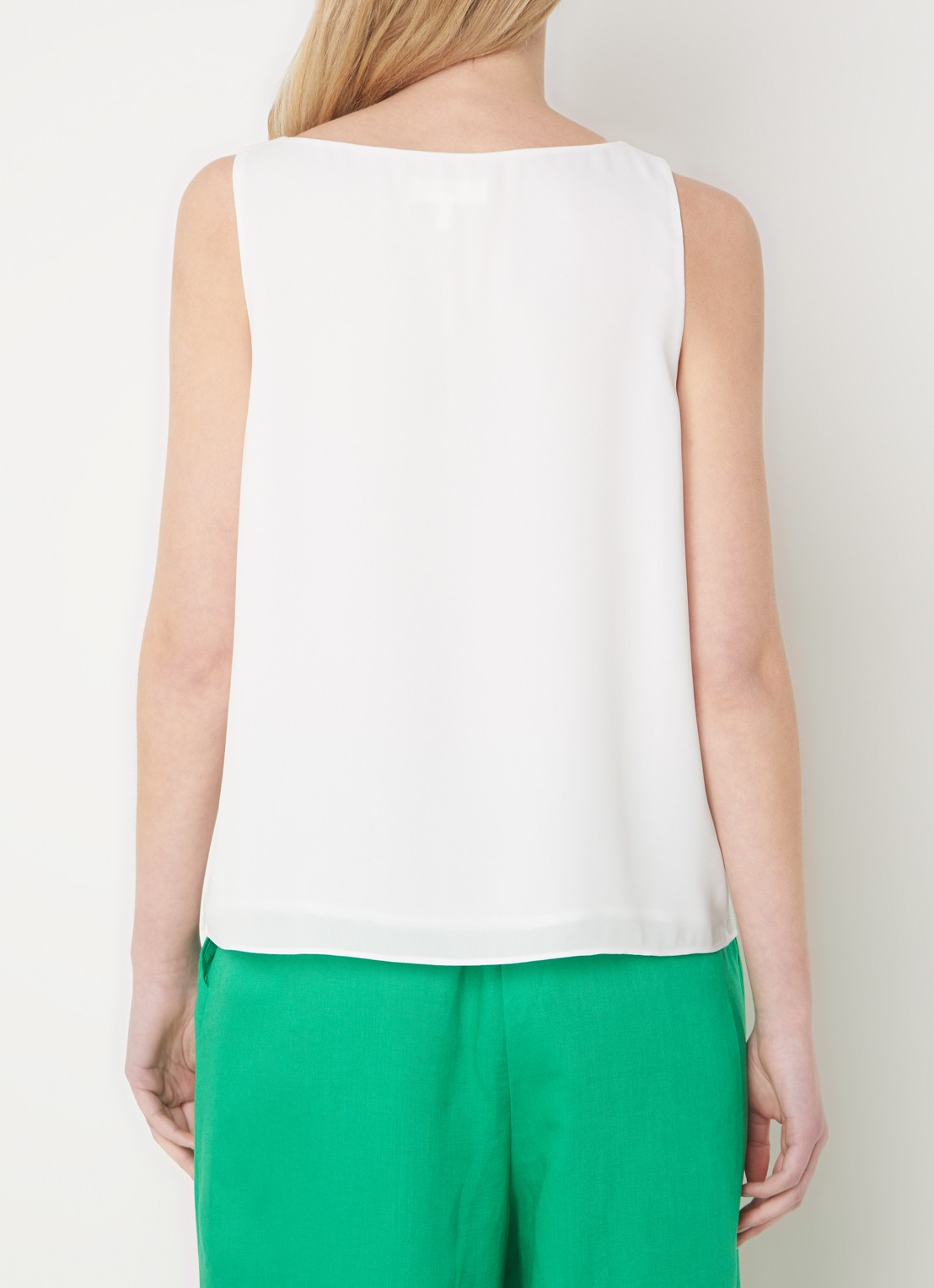Phase Eight Hayley mouwloze top met strass - achterkant 4 gebroken wit
