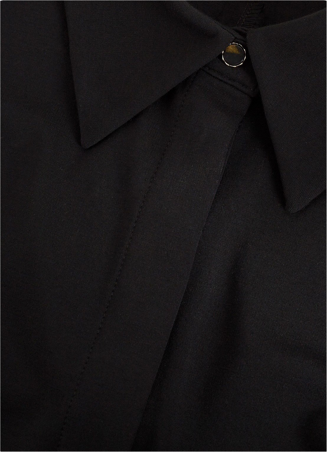 Phase Eight Helena blouse met kraag - detail 5 zwart