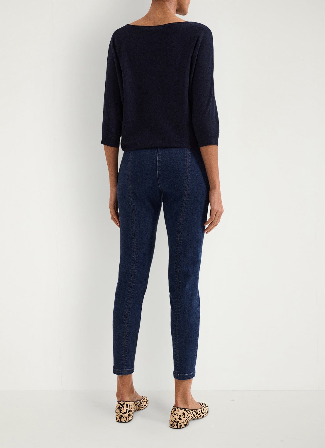 Phase Eight Immie skinny jeans met donkere wassing - achterkant indigo