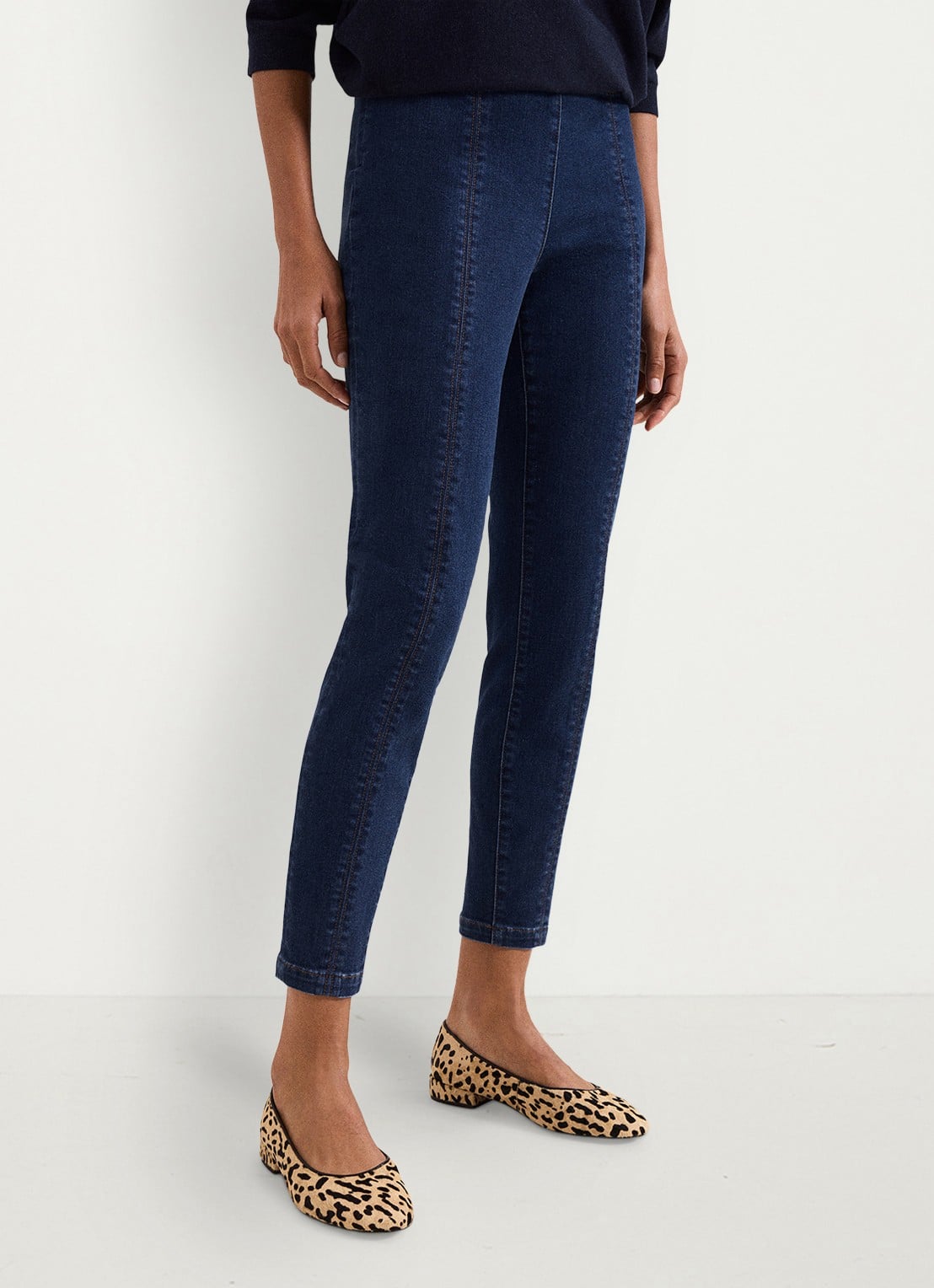 Phase Eight Immie skinny jeans met donkere wassing - detail 4 indigo