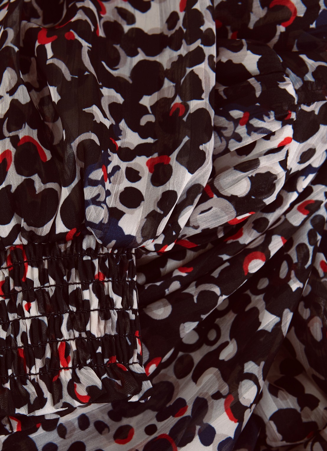 Phase Eight Ingrid top met stippenprint - detail 8 zwart