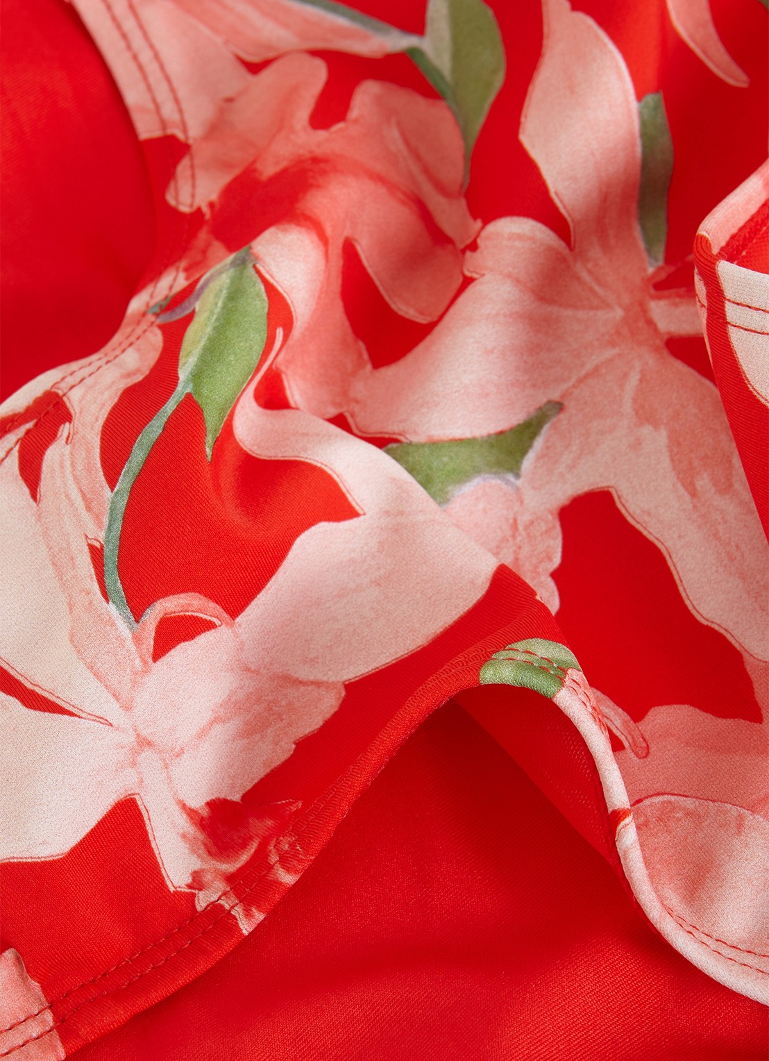 Phase Eight Iris bikinislip met bloemenprint - detail 5 rood