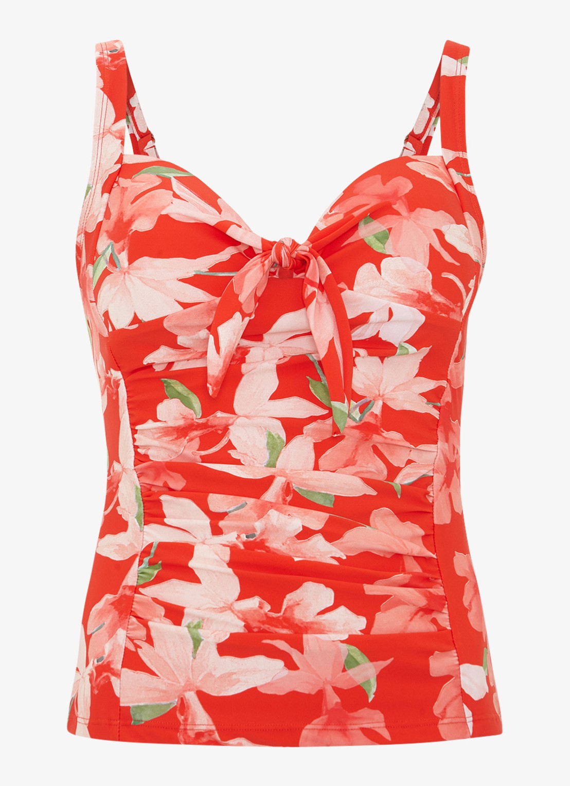 Phase Eight Iris bikinitop met bloemenprint - voorkant 2 rood