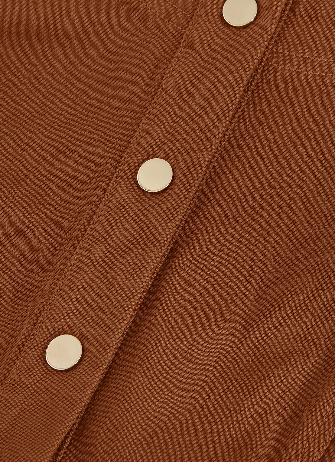 Phase Eight Janah mouwloze mini jurk van katoen - detail 8 roestbruin