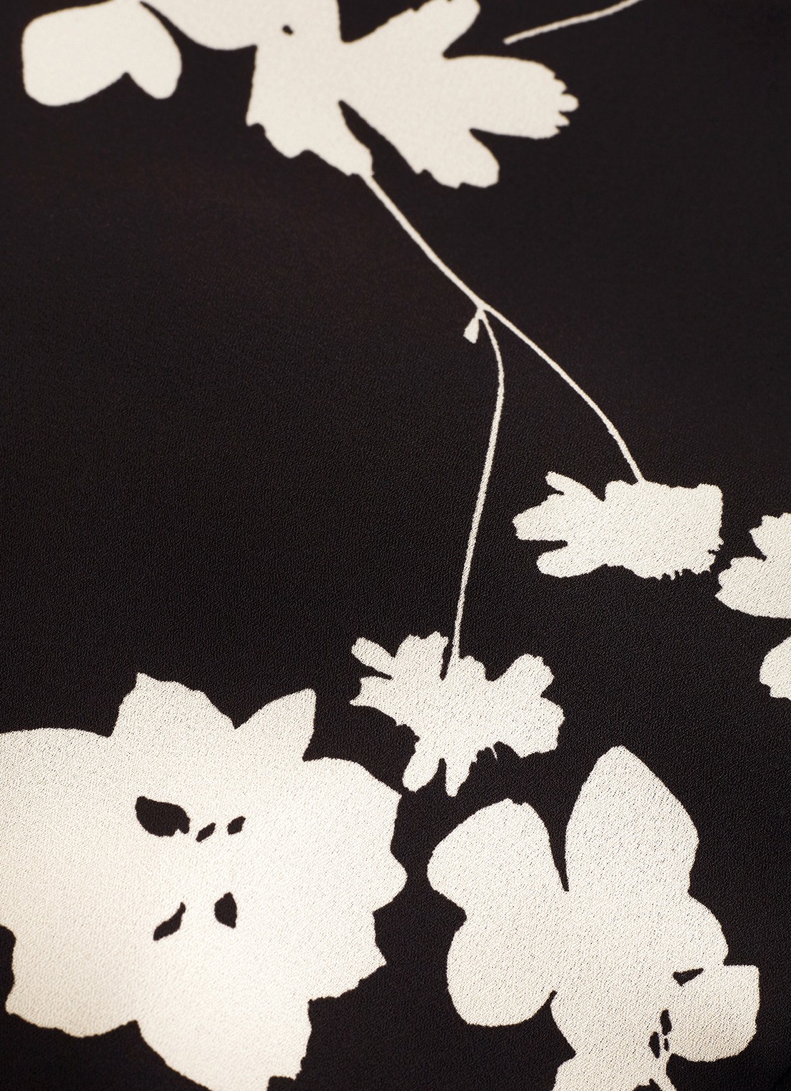 Phase Eight Jolie wide fit jumpsuit met bloemenprint en strikceintuur - detail 4 zwart