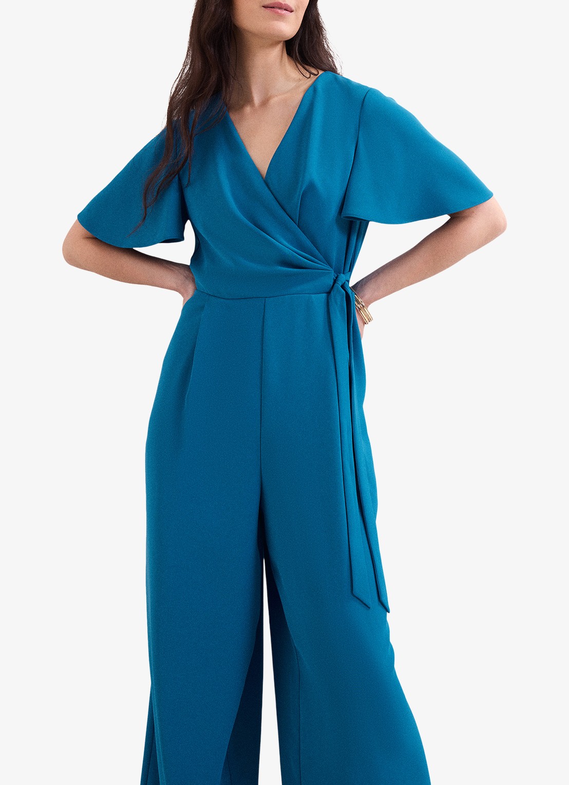 Phase Eight Julissa loose fit jumpsuit  - detail 4 blauw