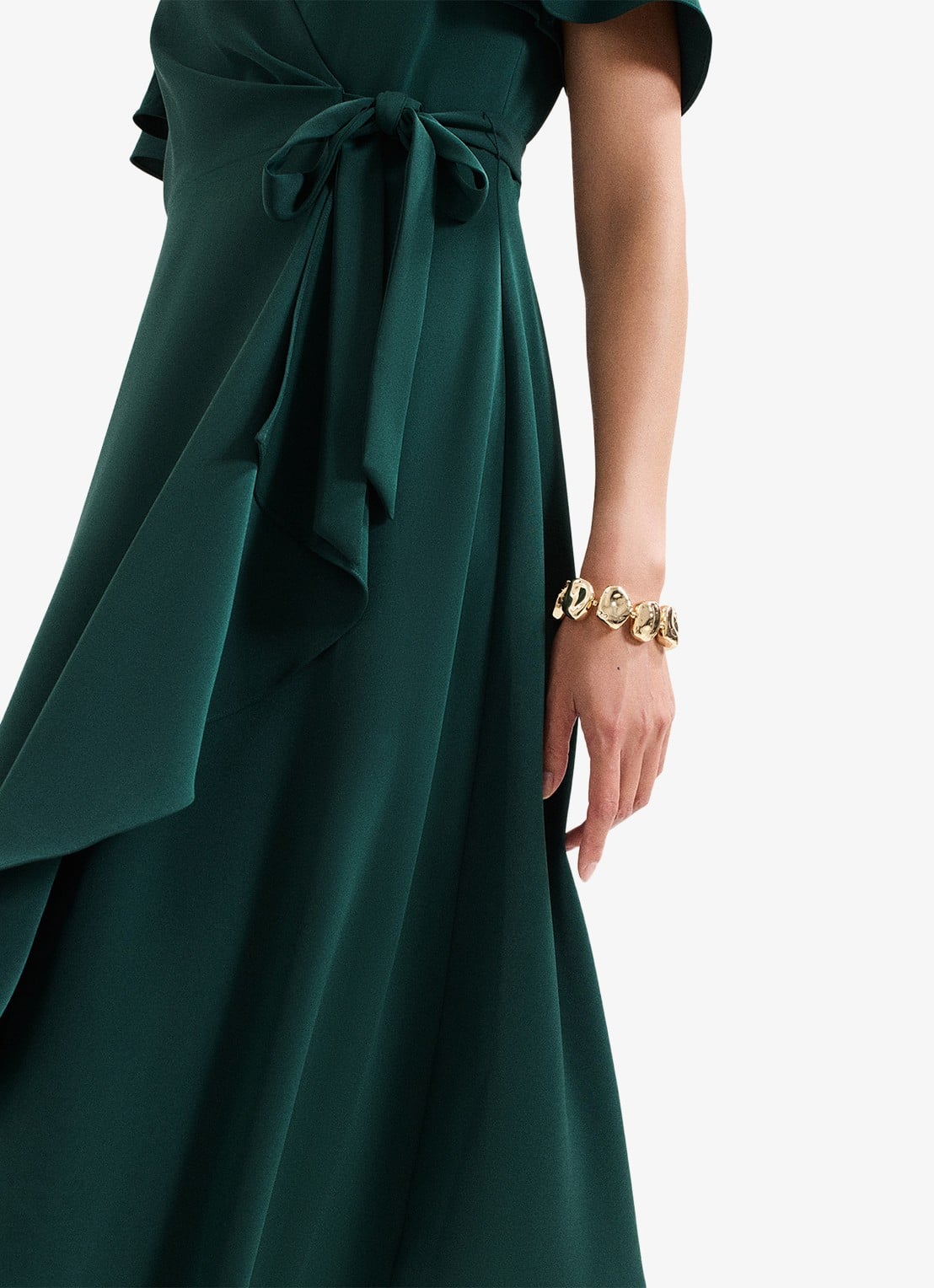 Phase Eight Julissa midi jurk met bloemenprint - detail 6 groen