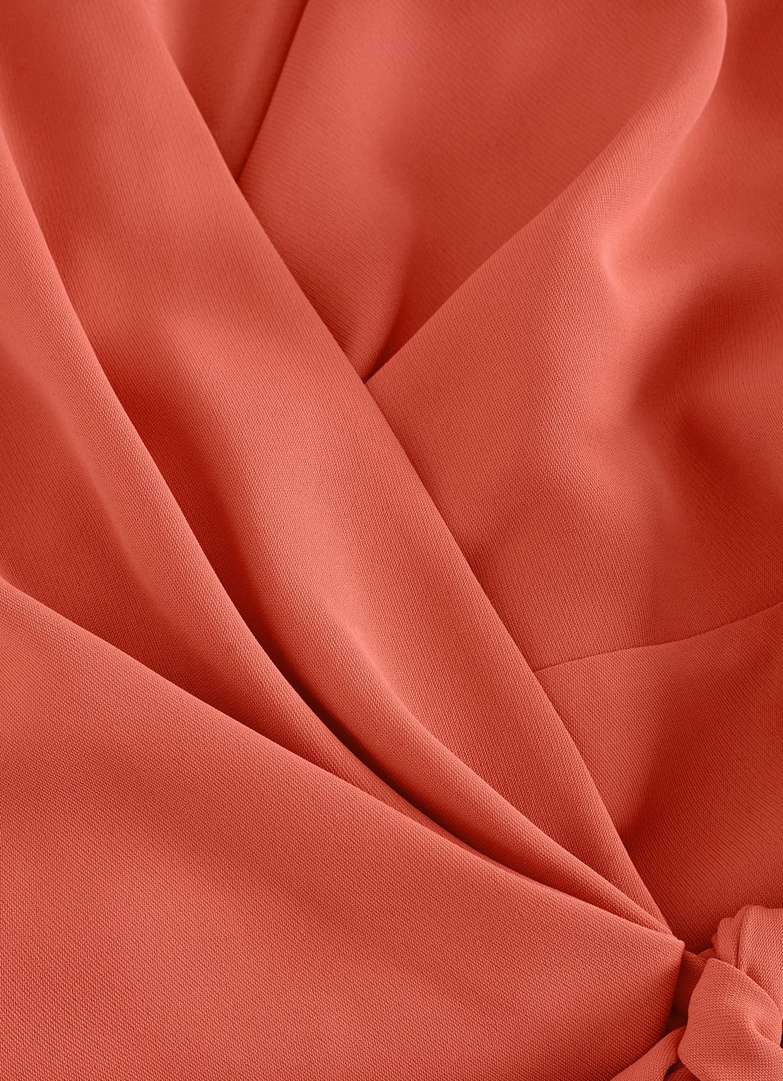Phase Eight Julissamidi jurk met geknoopt detail - detail 8 oranje