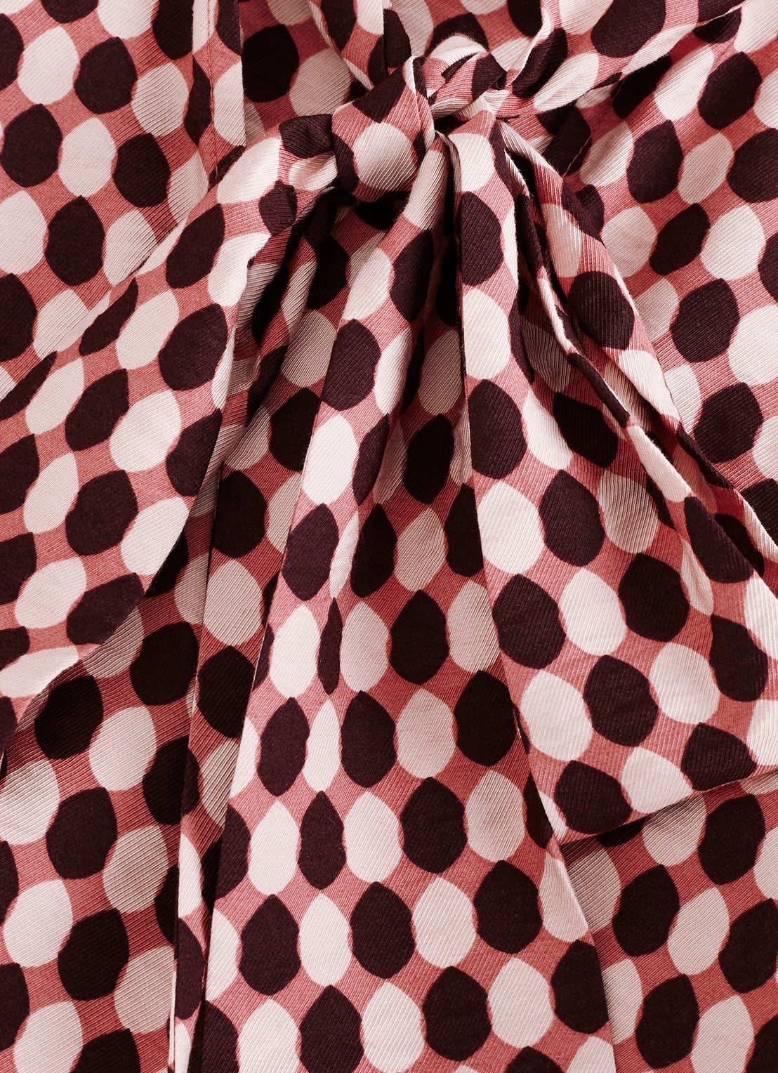 Phase Eight Junie mouwloze top met sjaalkraag en grafische print - detail 4 roze