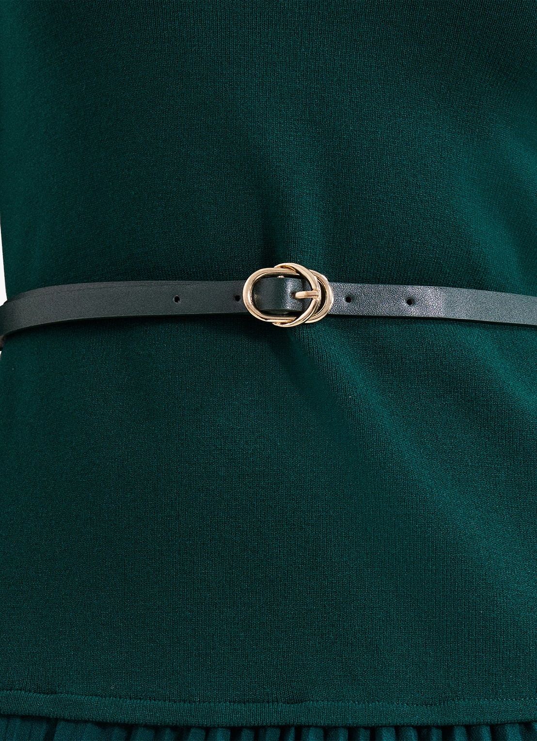Phase Eight Kai midi jurk met ceintuur - detail 5 zeegroen