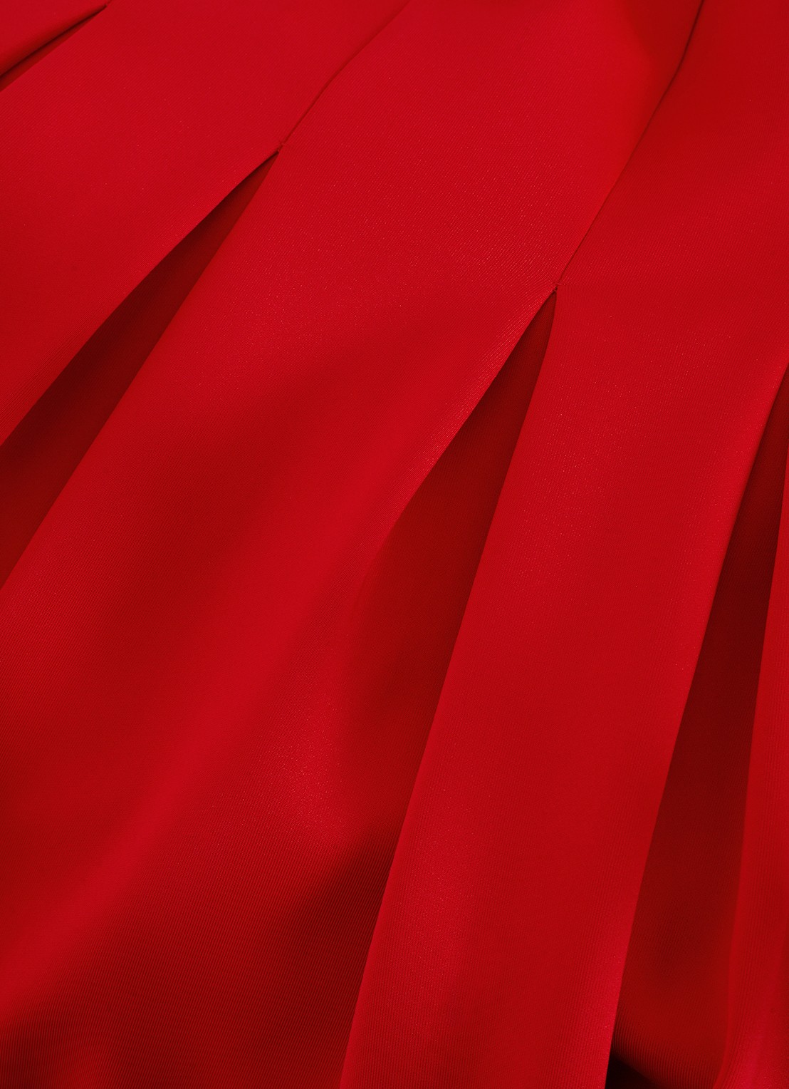 Phase Eight Katie midi jurk met plooien - detail 5 rood