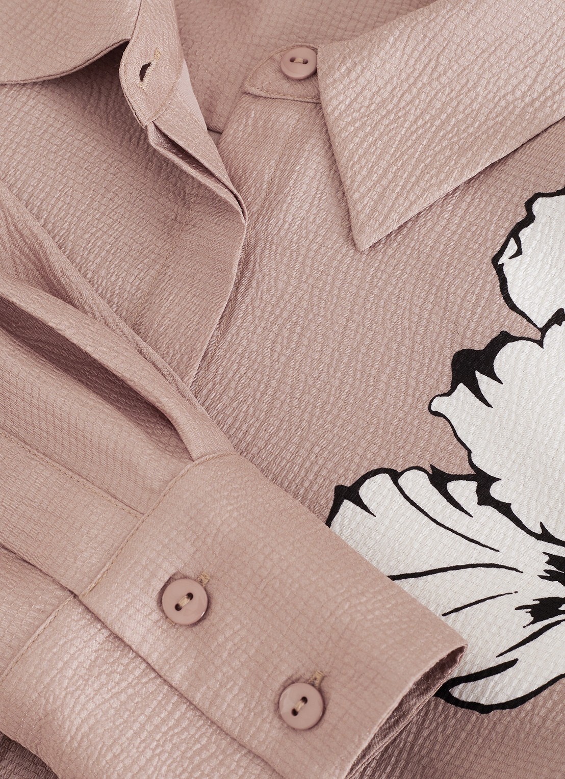 Phase Eight Kendra mini jurk met bloemenprint - detail 7 donkerbeige