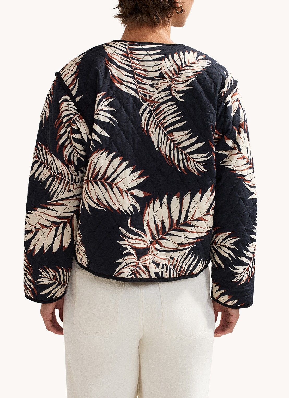 Phase Eight Kharis jack met print - achterkant 7 zwart