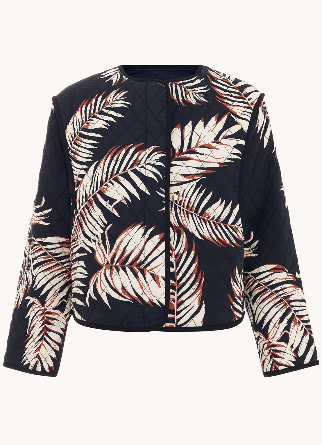 Phase Eight Kharis jack met print - voorkant zwart