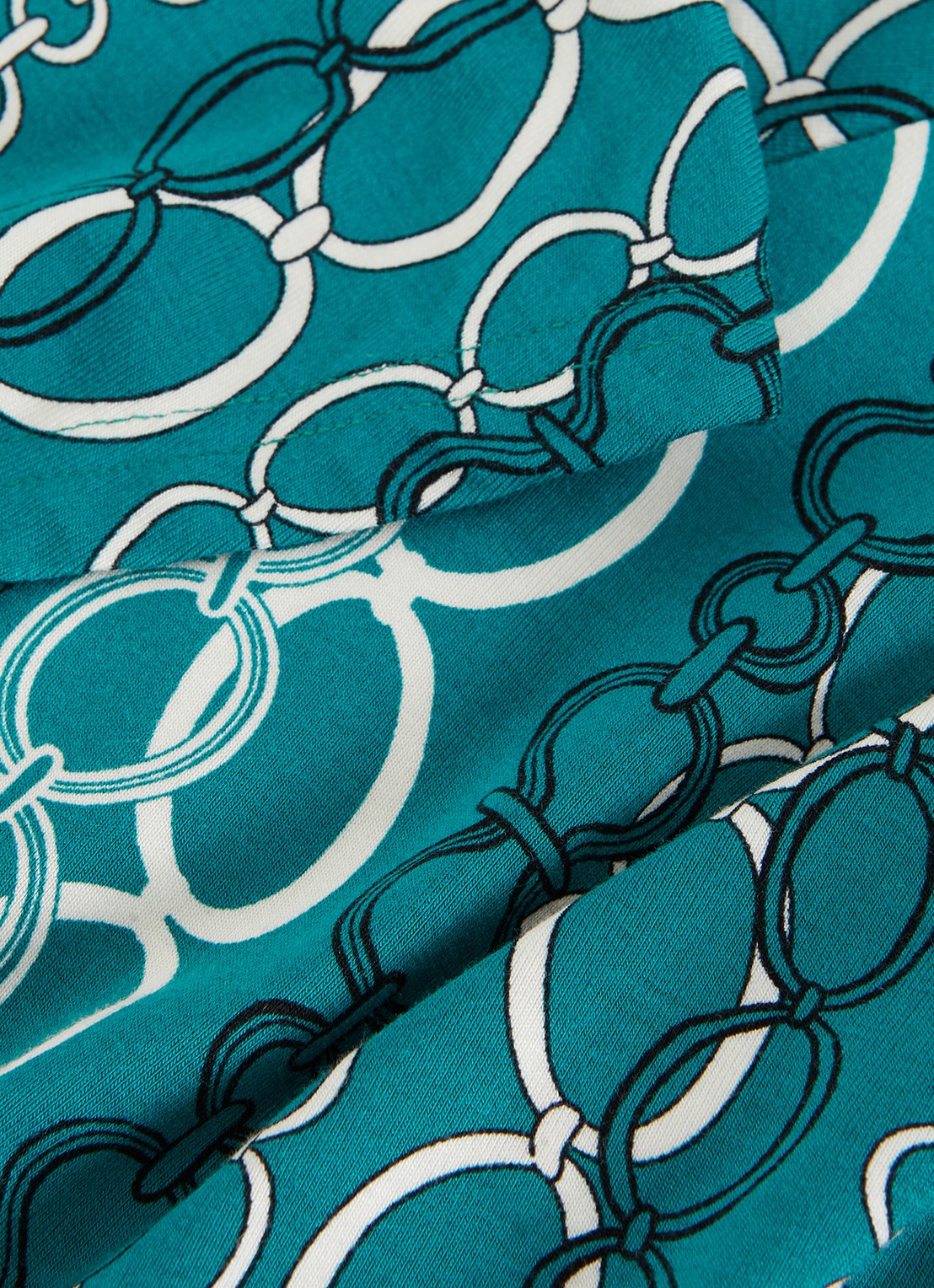 Phase Eight Kiara top met print - detail 6 zeegroen