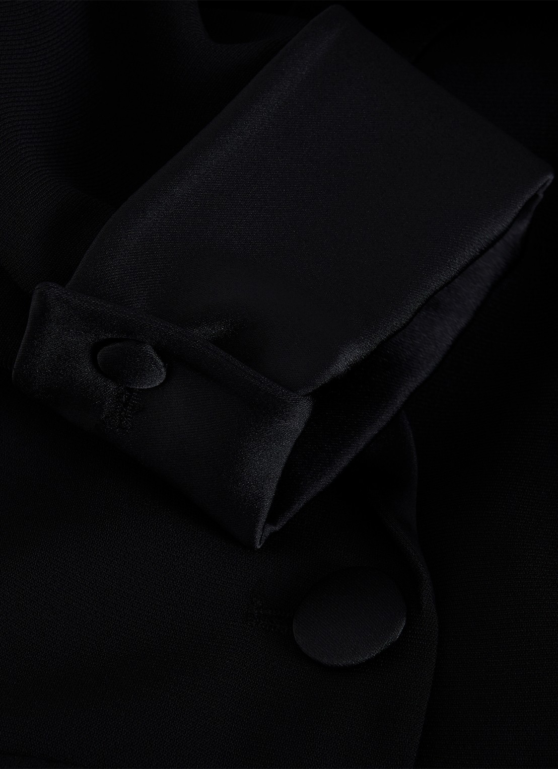 Phase Eight Kylie Tux wide fit jumpsuit met steekzakken en strikceintuur - detail 9 zwart