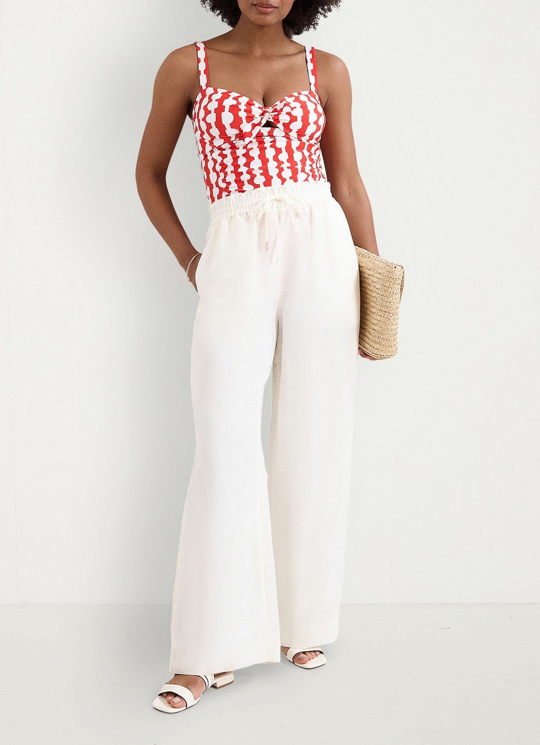 Phase Eight Lara tankini met print - detail 7 rood