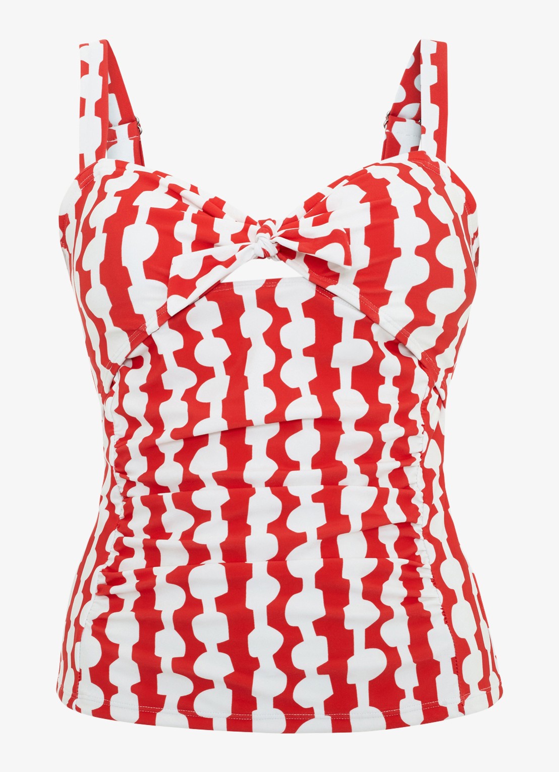 Phase Eight Lara tankini met print - voorkant 2 rood