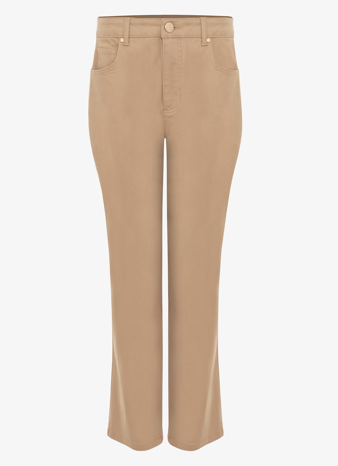 Phase Eight Lindsey Cropped Jean - voorkant 2 camel