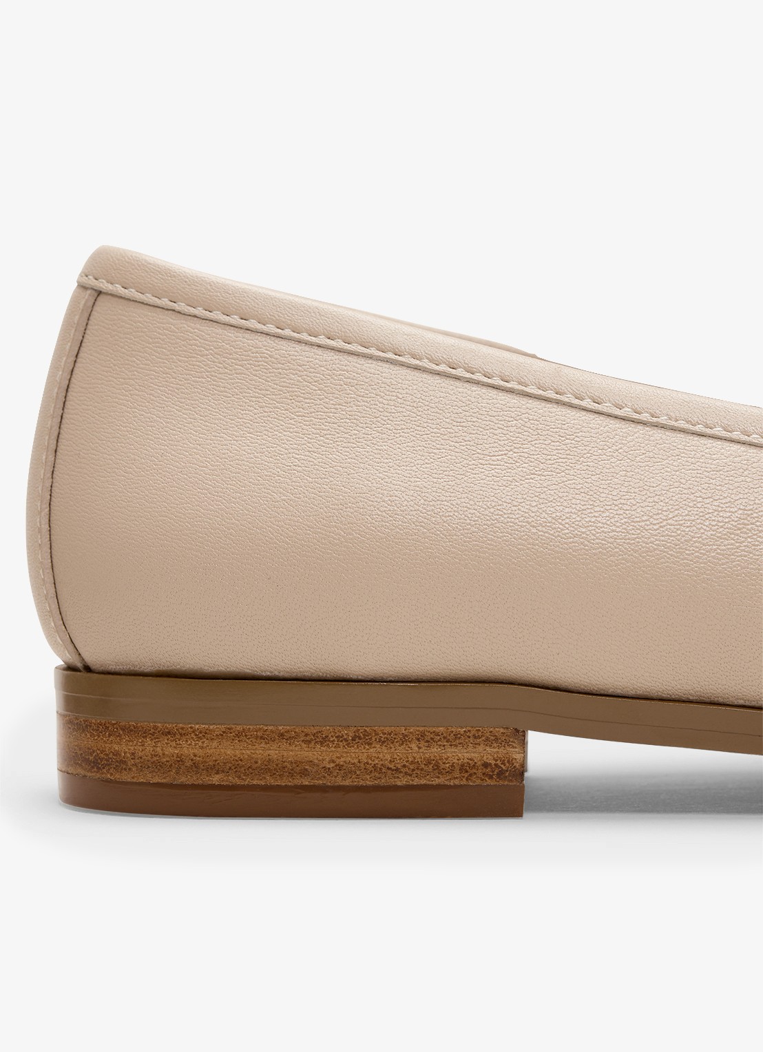 Phase Eight Loafers van leer - detail 6 beige