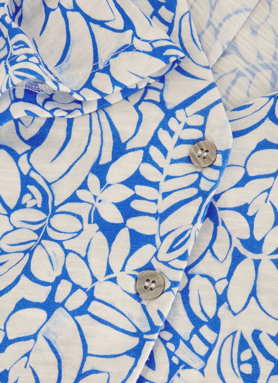 Phase Eight Lorenna top met bloemenprint - detail 6 blauw