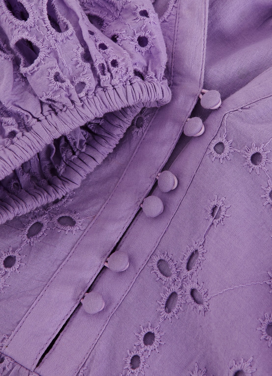 Phase Eight Lorhna maxi jurk met broderie - detail 5 lila