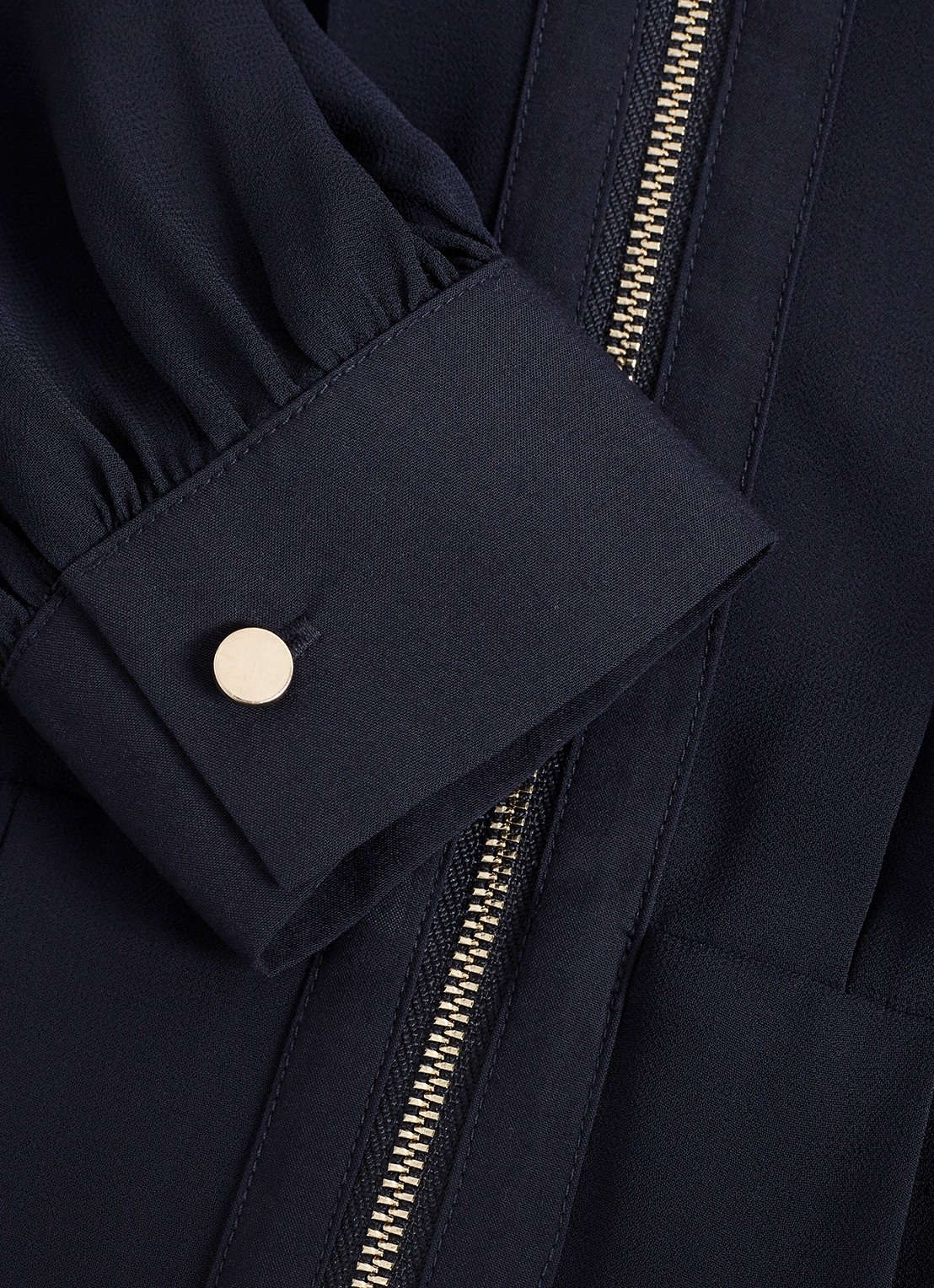 Phase Eight Lottie mini jurk met strikceintuur - detail 4 blauw